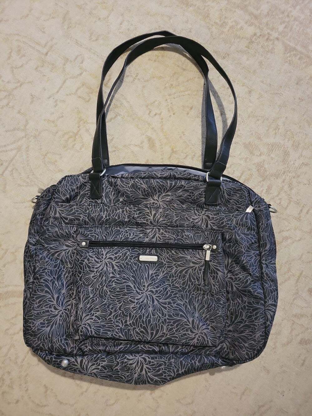 Baggallini Weekender Bag True Classic Overnight Expandable Laptop Tote, SC